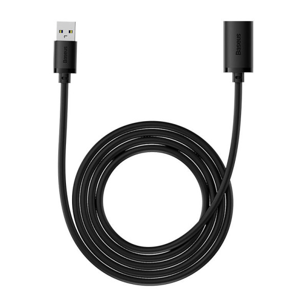 USB 30 prailginimo kabelis Baseus vyris į moterišką AirJoy serija 2m juodas