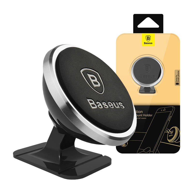 Baseus Magnetic automobilinis laikiklis išmaniajam telefonui sidabrinis Baseus Magnetic automobilinis laikiklis išmaniajam telefonui sidabrinis