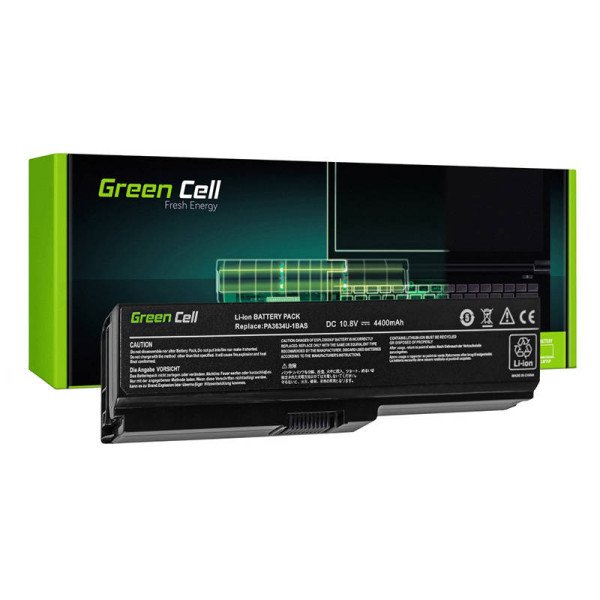 Baterija Green Cell PA3817U-1BRS skirta Toshiba Satellite C650 C650D C655 C660 C660D C670 C670D L750 L750D L755