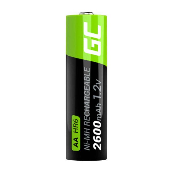 Green Cell įkraunamos baterijos lazdelės 4x AA R6 2600mAh