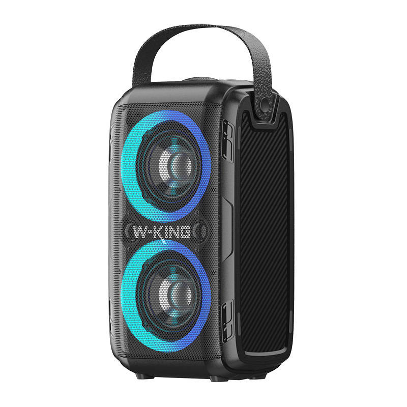 Belaidis Bluetooth garsiakalbis W-KING T9II 60W juodas Belaidis Bluetooth garsiakalbis W-KING T9II 60W juodas