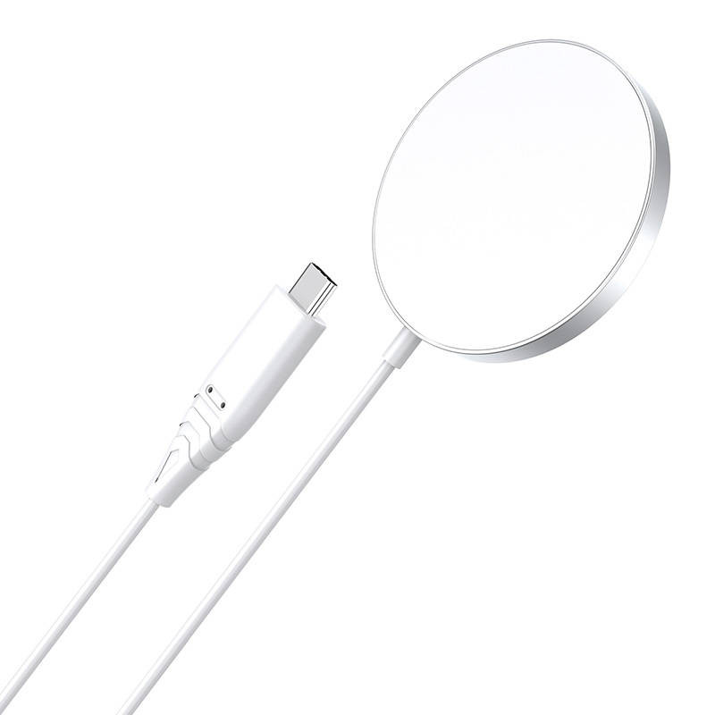 Magnetinis belaidis įkroviklis Choetech T518 15W baltas Magnetinis belaidis įkroviklis Choetech T518 15W baltas