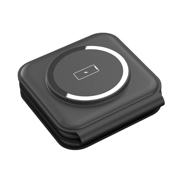 Choetech T588-F 3in1 magnetinis belaidis įkroviklis 15W juodas
