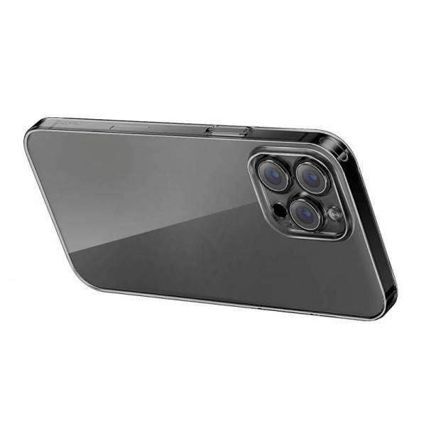 Permatomo dėklo ir grūdinto stiklo rinkinys „Baseus Corning“ skirtas „iPhone 14 Pro“