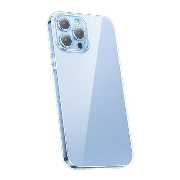 Permatomo dėklo ir grūdinto stiklo rinkinys „Baseus Corning“ skirtas „iPhone 13 Pro“