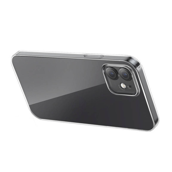 Permatomo dėklo ir grūdinto stiklo rinkinys „Baseus Corning“ skirtas „iPhone 12“