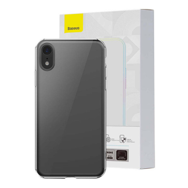 Skaidrus dėklas Baseus Simple skirtas iPhone XR
