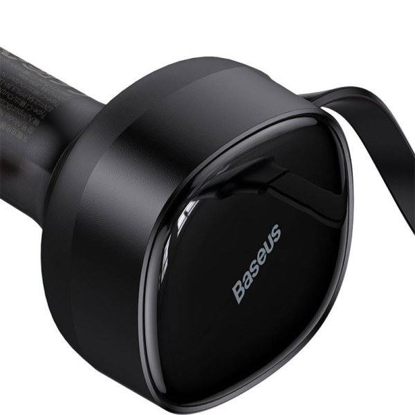 Automobilinis įkroviklis Baseus Enjoyment su USB-C laidu 33W juodas
