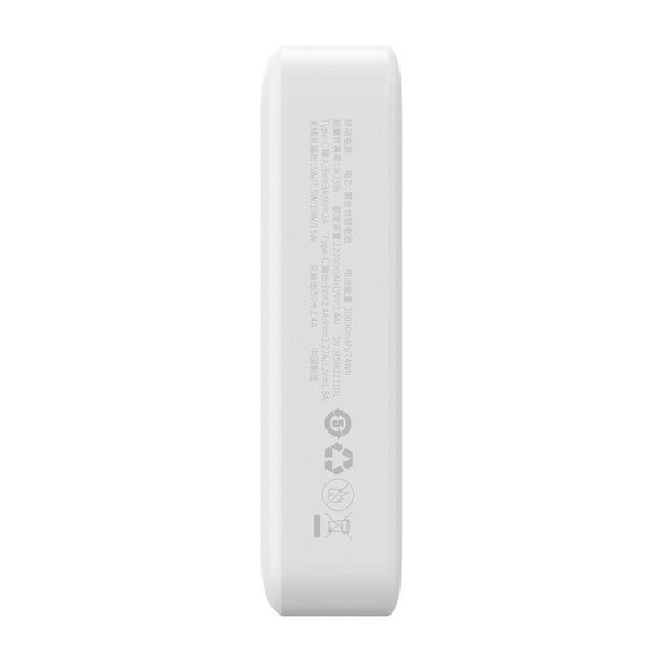 Powerbank Baseus Magnetic Mini 20000mAh USB-C 20W MagSafe balta