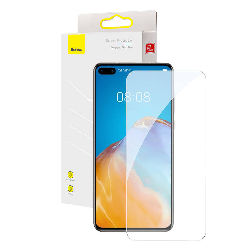 Baseus grūdinto stiklo ekrano apsauga skirta HUAWEI P40 Baseus grūdinto stiklo ekrano apsauga skirta HUAWEI P40