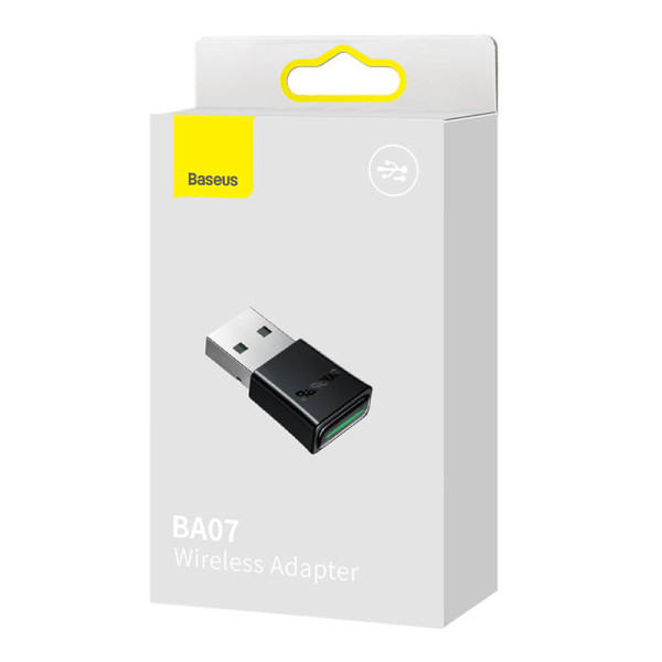 Belaidis adapteris Baseus Black BA07