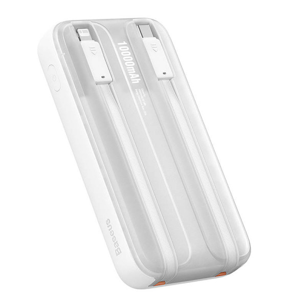 Powerbank Baseus Comet 10000mAh 225W balta