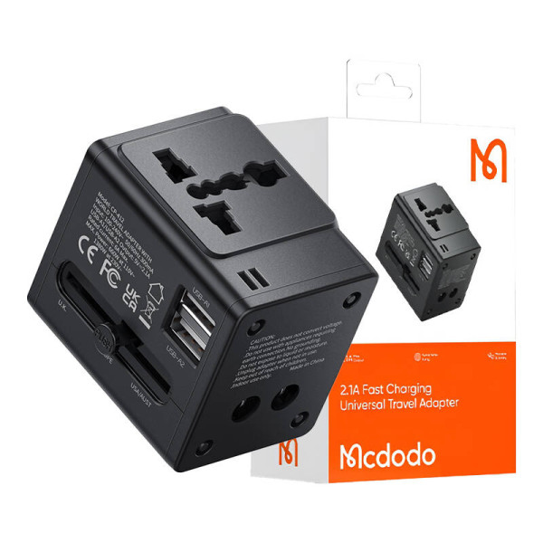Kelioninis adapteris McDodo CP-4120 21A greitas įkrovimas