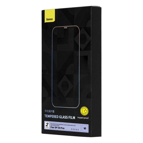 Privatumo apsauga Grūdintas stiklas Baseus Crystal Series IP 14 PRO