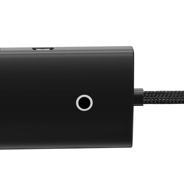 HUB adapteris 4 prievadų USB-C Baseus OS-Lite 25 cm juodas