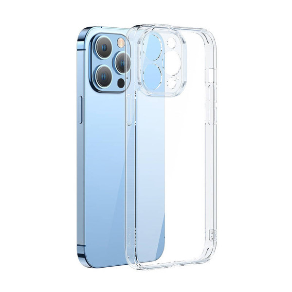 „Baseus SuperCeramic“ permatomo stiklo dėklas ir grūdinto stiklo rinkinys skirtas „iPhone 14 Plus“