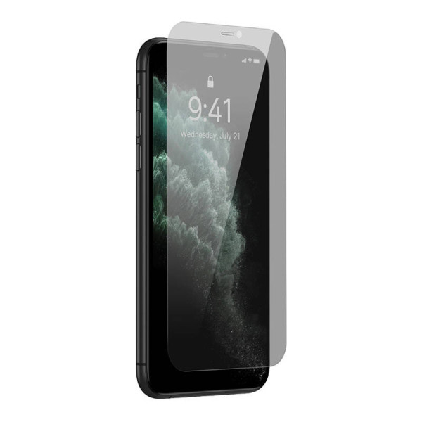 „Baseus Crystal Privacy Protection“ 03 mm grūdintas stiklas skirtas „iPhone X/XS“