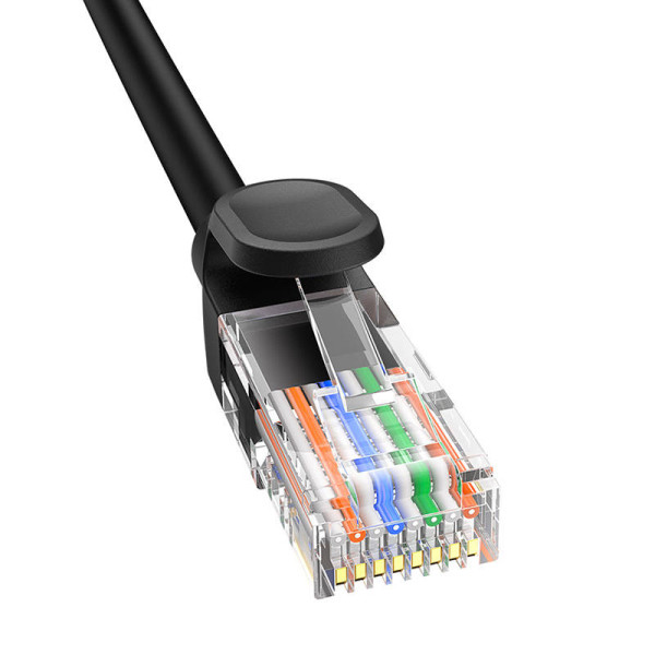 Baseus Ethernet CAT5 05 m tinklo kabelis juodas