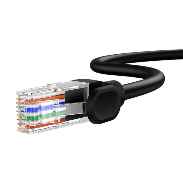 Baseus Ethernet CAT5 05 m tinklo kabelis juodas