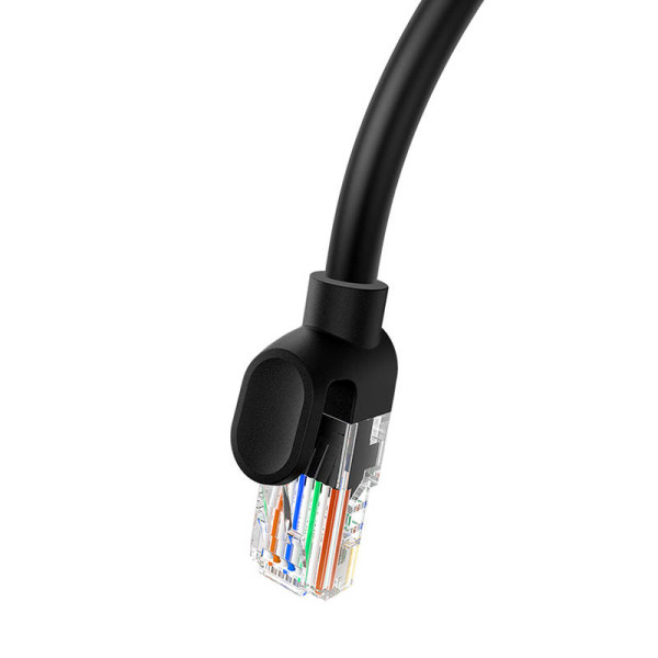 Baseus Ethernet CAT5 05 m tinklo kabelis juodas