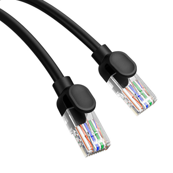Baseus Ethernet CAT5 05 m tinklo kabelis juodas