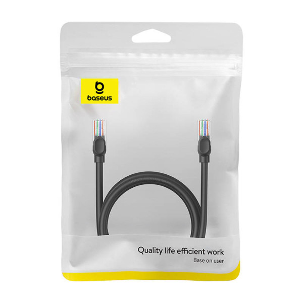 Baseus Ethernet CAT5 15 m tinklo kabelis juodas