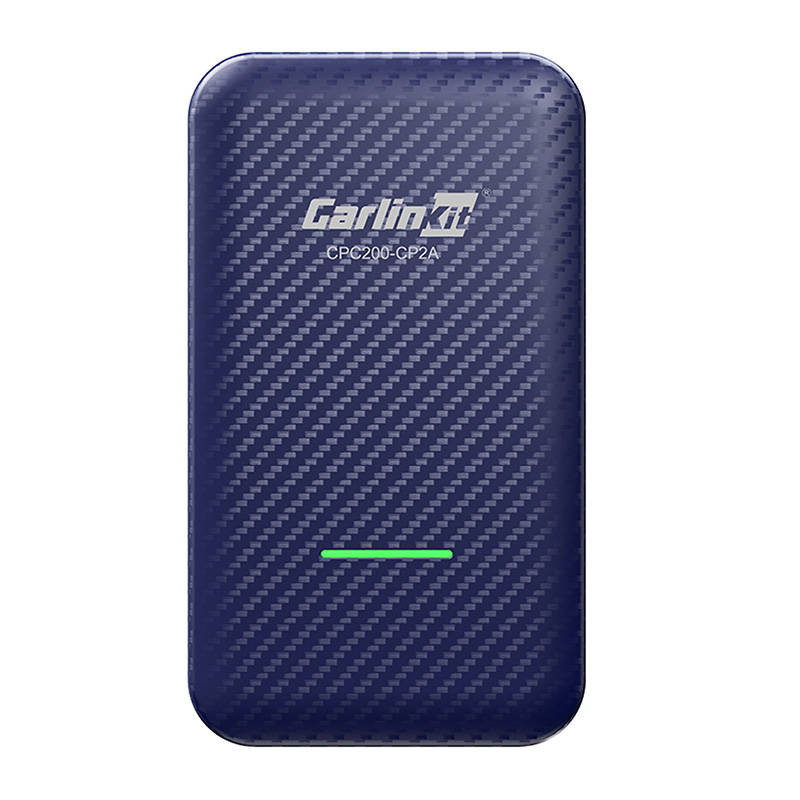 Carlinkit CP2A belaidis adapteris Apple Carplay/Android Auto mėlynas Carlinkit CP2A belaidis adapteris Apple Carplay/Android Auto mėlynas