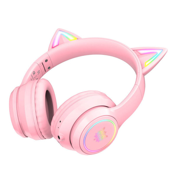 Žaidimų ausinės ONIKUMA B90 ​​Pink