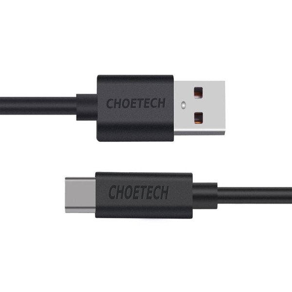 Prailginimo kabelis Choetech AC0003 USB-A 2m juodas