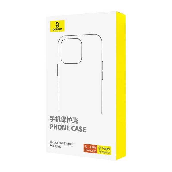 Skaidrus dėklas Baseus iPhone 15 + grūdintas stiklas