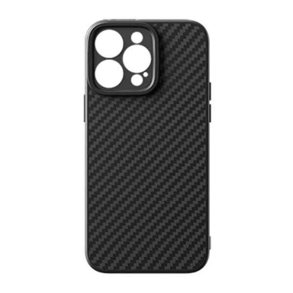 Dėklas Baseus sintetinio pluošto iPhone 15 Pro + grūdintas stiklas