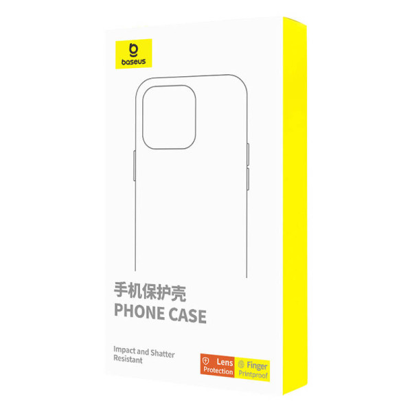 Dėklas Baseus sintetinio pluošto iPhone 15 Pro + grūdintas stiklas