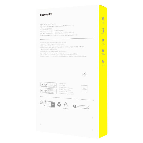 Dėklas Baseus sintetinio pluošto iPhone 15 Pro + grūdintas stiklas