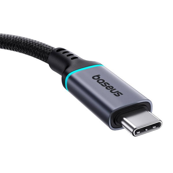 „Baseus“ didelės raiškos prailginimo kabelis USB-C 10 Gbps 05 m juodas