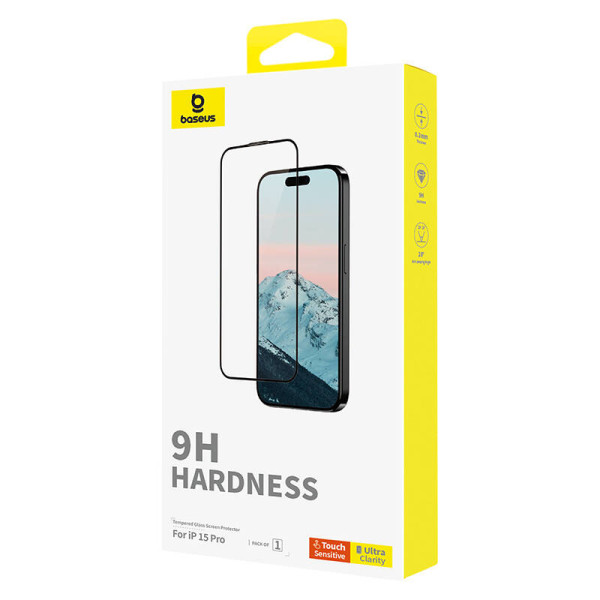 Diamond Tempered Glass Baseus 03 mm skirtas iPhone 15Pro