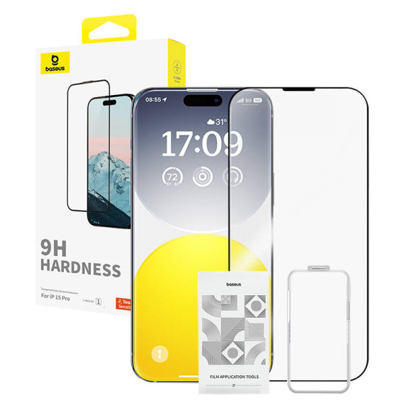 Diamond Tempered Glass Baseus 03 mm skirtas iPhone 15Pro