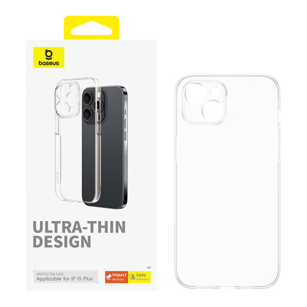 Telefono dėklas skirtas iPhone 15 Plus Baseus OS-Lucent serijai skaidrus
