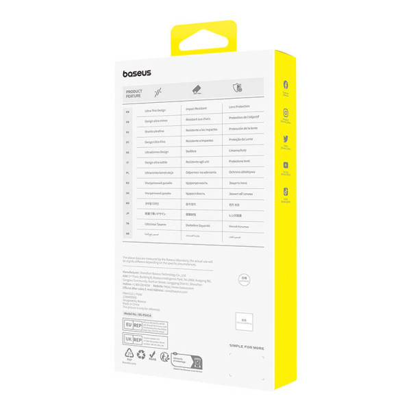 Telefono dėklas skirtas iPhone 15 ProMax Baseus OS-Lucent serijai skaidrus