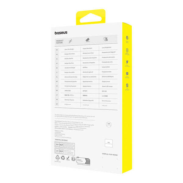 Magnetinis telefono dėklas skirtas iPhone 15 Plus Baseus OS-Lucent serijai skaidrus