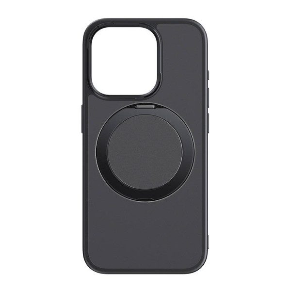 Magnetinis telefono dėklas skirtas iPhone 15 Baseus CyberLoop serijai juodas