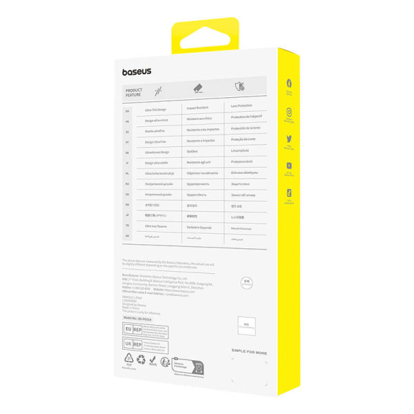 Magnetinis telefono dėklas skirtas iPhone 15 Baseus CyberLoop serijai juodas