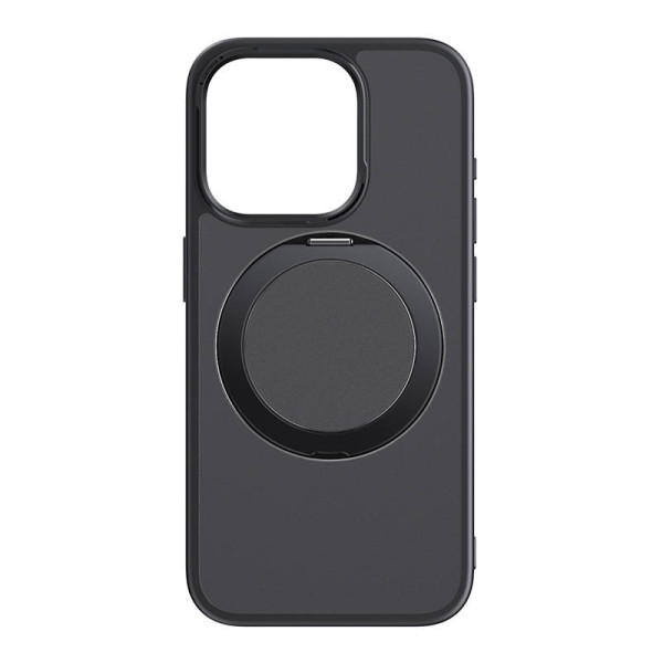 Magnetinis telefono dėklas skirtas iPhone 15 ProMax Baseus CyberLoop serijai juodas