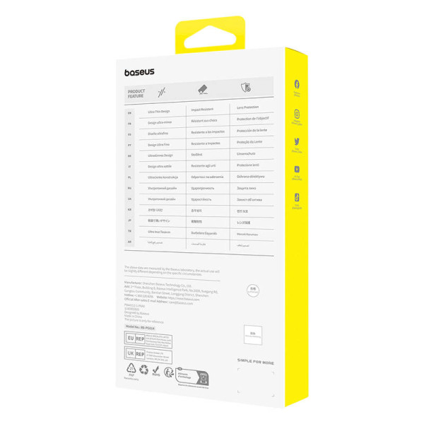 Magnetinis telefono dėklas skirtas iPhone 15 ProMax Baseus CyberLoop serijai juodas