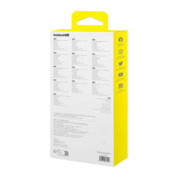 Hub 6in1 Baseus Metal Gleam 2 Series USB-C iki 2xUSB 30 +USB-C + HDMI + USB-C PD + Ethernet RJ45