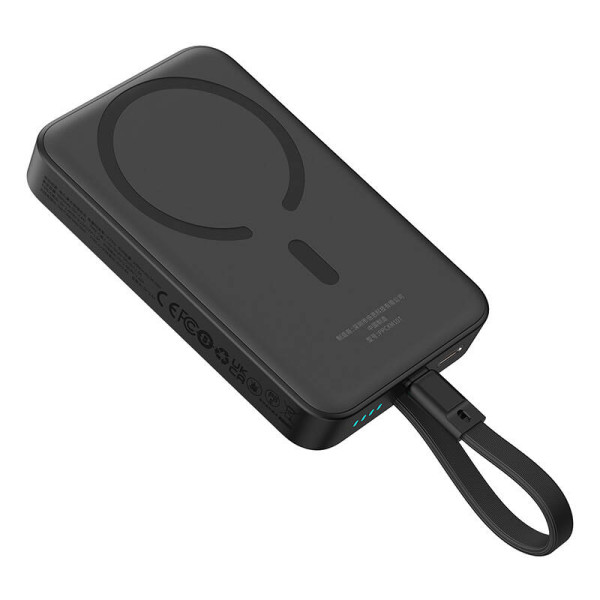Powerbank Baseus Magnetic Mini 10000mAh USB-C 30W MagSafe juoda