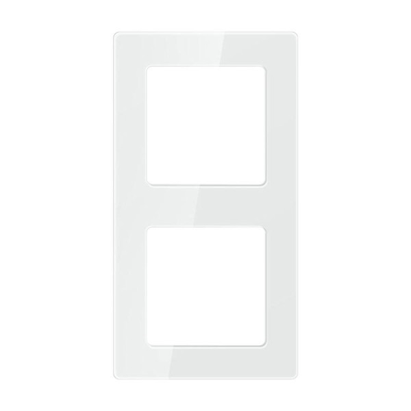Dvigubo rėmo lizdas Avatto N-TS10-Frame-W2 baltas