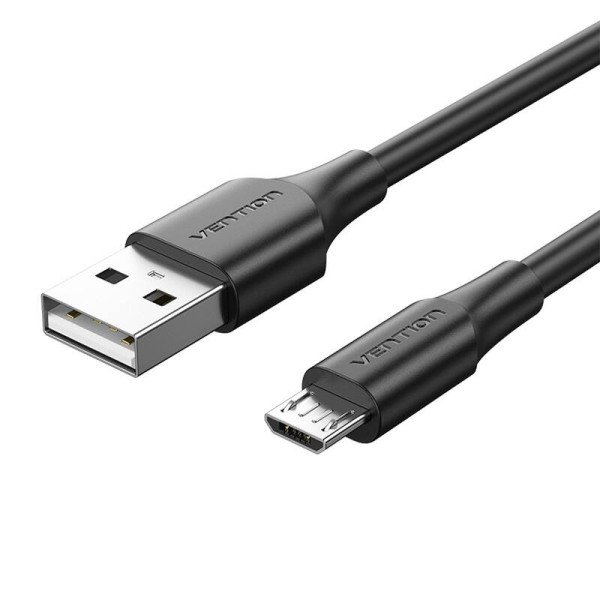 Kabelis nuo USB 20 A iki mikro USB ventiliacijos CTIBC 2A 025 m juodas