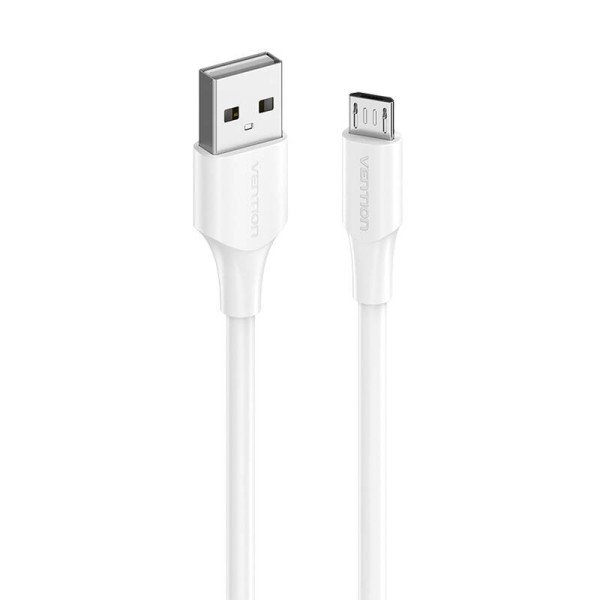 Kabelis nuo USB 20 iki mikro USB ventiliacijos CTIWI 2A 3m baltas