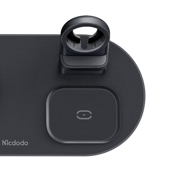 Belaidis įkroviklis Mcdodo CH-7061 3 in 1 15W mobilusis / TWS / Apple laikrodis juodas
