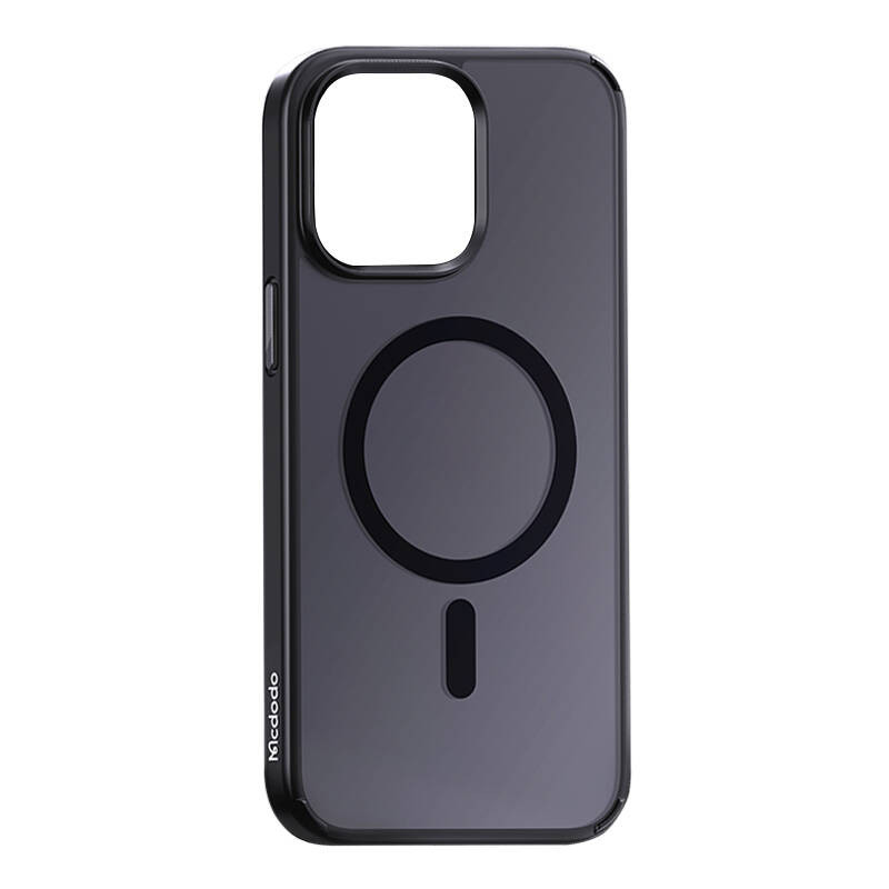 Magnetinis dėklas McDodo skirtas iPhone 15 Plus juodas Magnetinis dėklas McDodo skirtas iPhone 15 Plus juodas